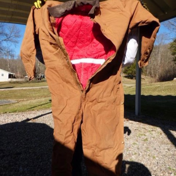 Carhartt Coveralls - Quilt-Lined Duck coveralls - size 44T - Picture 1 of 9